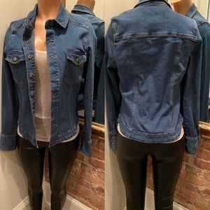 FREE PEOPLE | jean jacket (stretch) | L